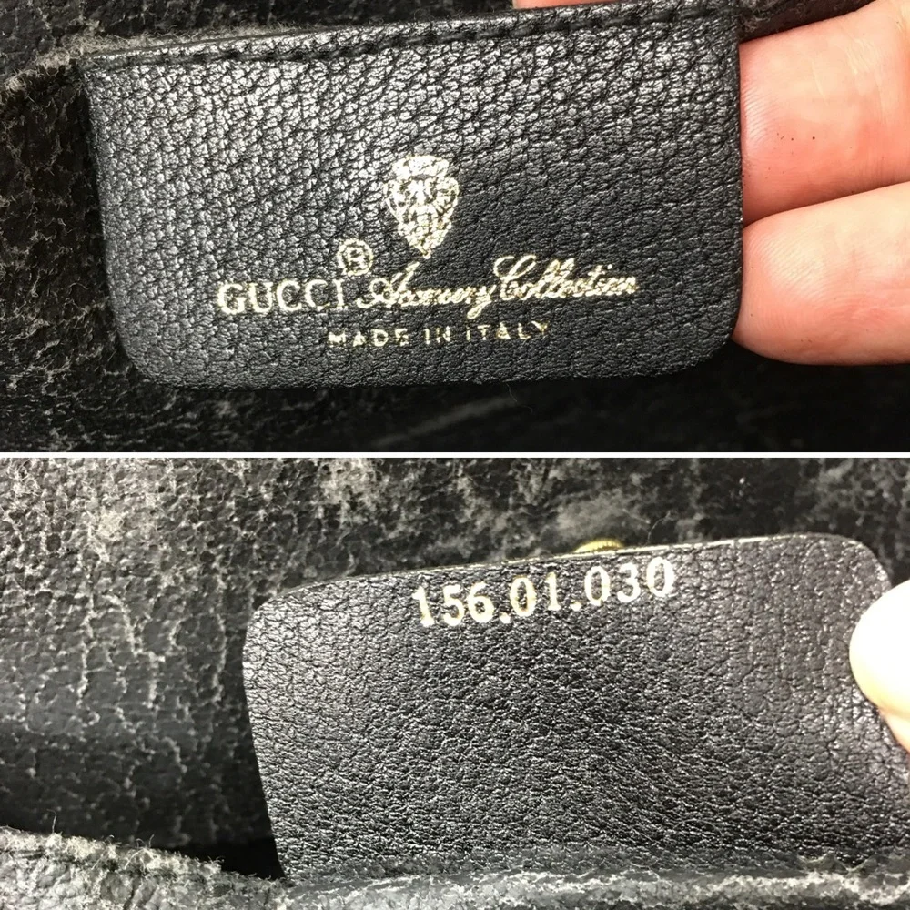 Authentic Gucci bag black monogram coated canvas - Picture 12 of 16